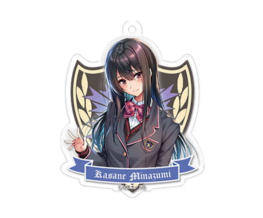 はにかみカフェ　アクリルキーホルダー　制服ver.　水澄華実