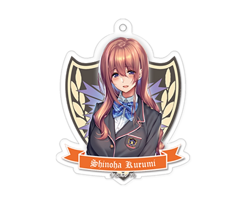 はにかみカフェ　アクリルキーホルダー　制服ver.　来海志乃羽