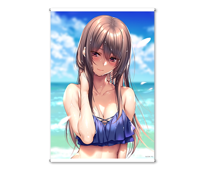 はにかみカフェ　B1タペストリー　水着ver.　水澄華実