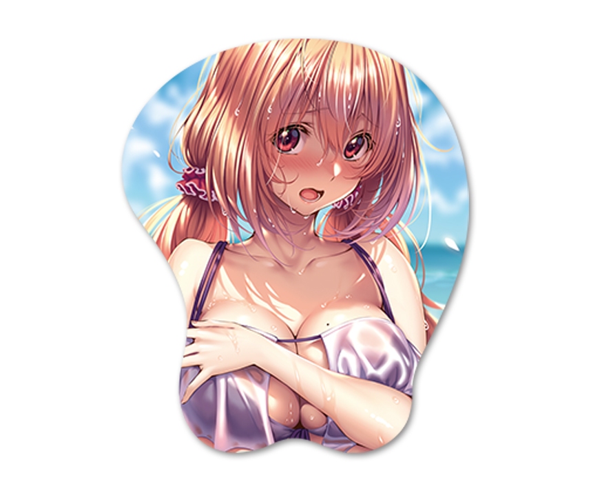 はにかみカフェ　おっぱいマウスパッド　水着ver.　柊　紗乃　※受注生産（7月発送予定）