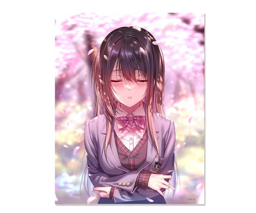 はにかみ彼女 kiss me　B2タペストリー［水澄華実］