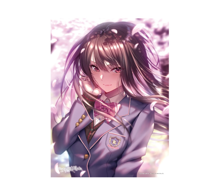 はにかみ彼女　オリジナルB1タペストリー　華実：はにかみ、華実は恋をする