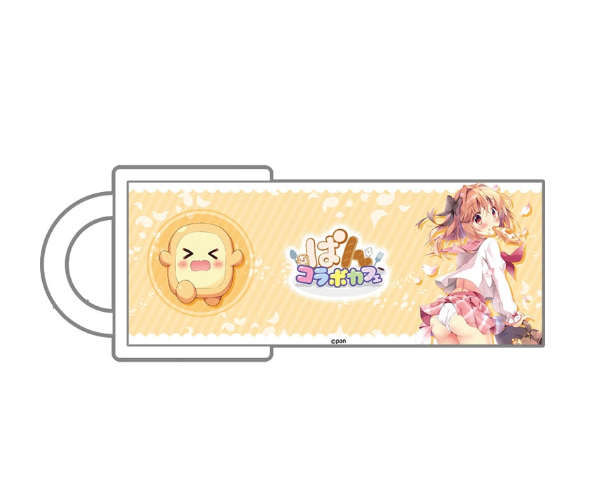 ぱんコラボカフェ　マグカップ「ぱんのみみマン＆みみ」