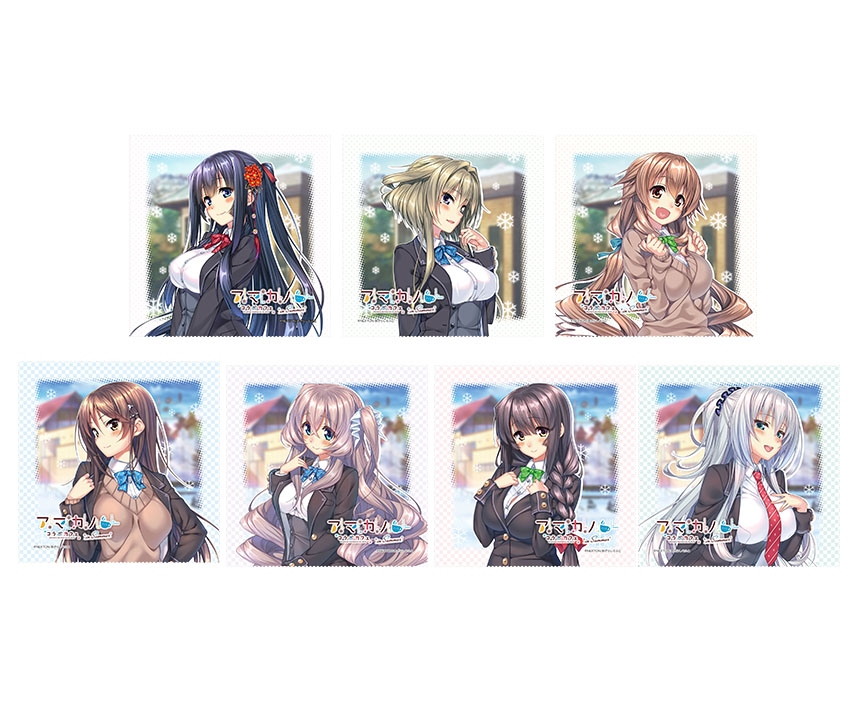 アマカノシリーズ　オリジナルクリーナークロス　1個分（ガチャ1回分）