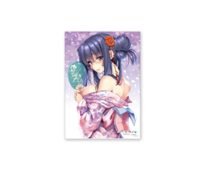 アマカノ＋　B2タペストリー 浴衣イラスト「高社紗雪」