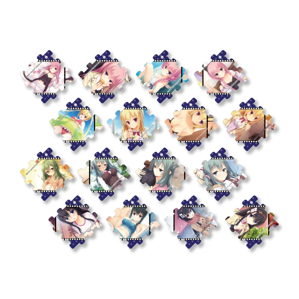 RIDDLE JOKER　アクリルパズルキーホルダー　10個分（ガチャ10回分）