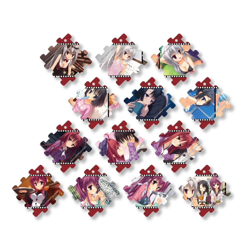 ドラクリオット!　アクリルパズルキーホルダー　1個分（ガチャ1回分）