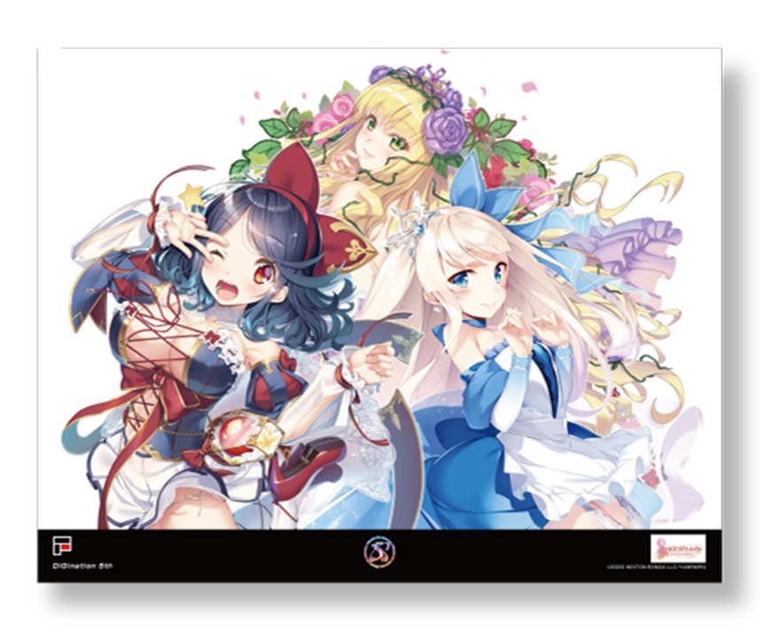 DiGination5thコラボカフェメタライズアート「ガールズ・ブック・メイカー」※受注生産