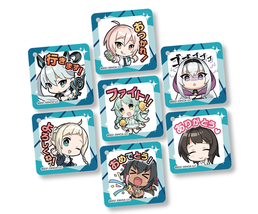 DiGination5thコラボカフェ 流星ワールドアクター The Strange World アクリルキーホルダーセット
