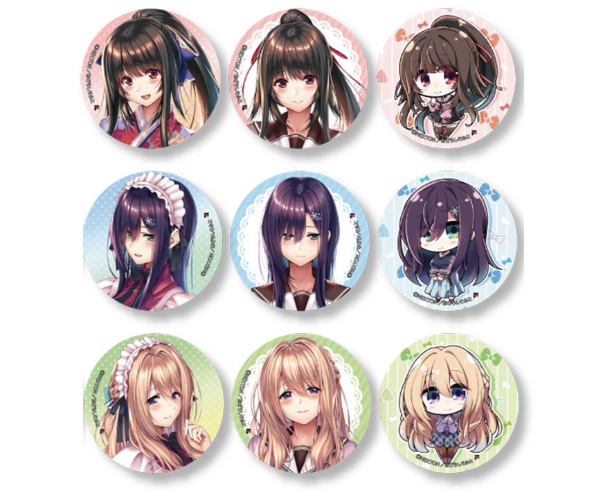 アマカノ2 缶バッチ　10個分（ガチャ10回分）