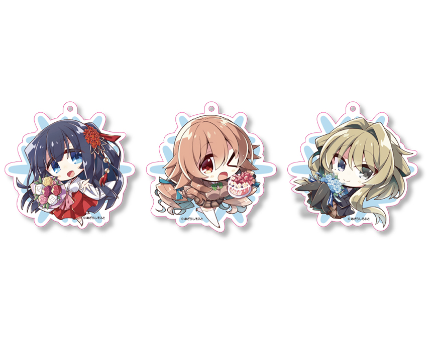 アマカノ　SDアクリルキーホルダーセット