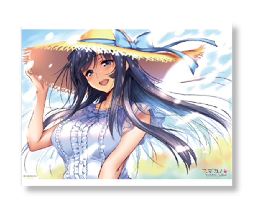 アマカノシリーズ　マスターアップイラストB1タペストリー　アマカノ+