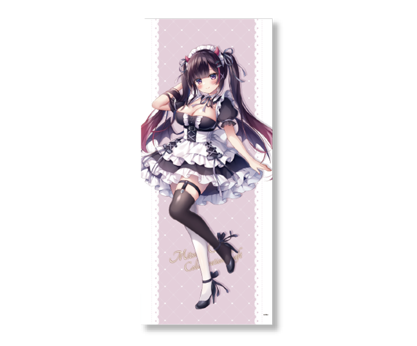 三つ葉ちょこ　コラボカフェ限定等身大タペストリー　「悪魔ちゃん」