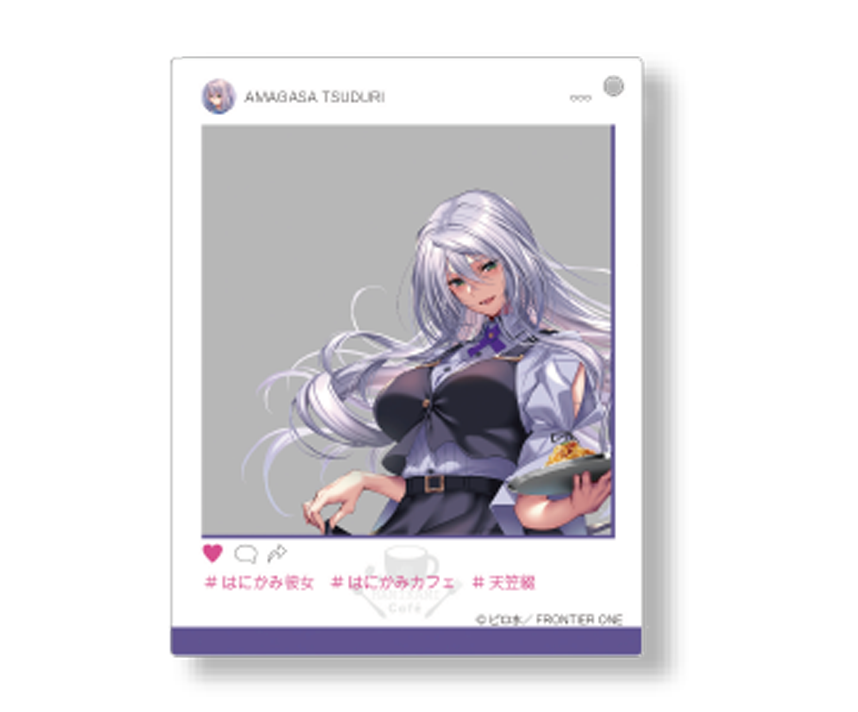 はにかみ、彼女は恋をする~Encore~　限定SNS風アクリルキーホルダー　天笠綴