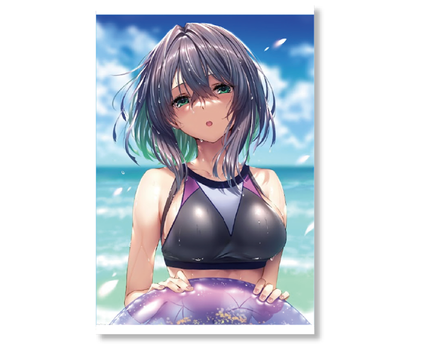 はにかみ、彼女は恋をする~Encore~　限定B1タペストリー　水着Ver.池上ひかげ