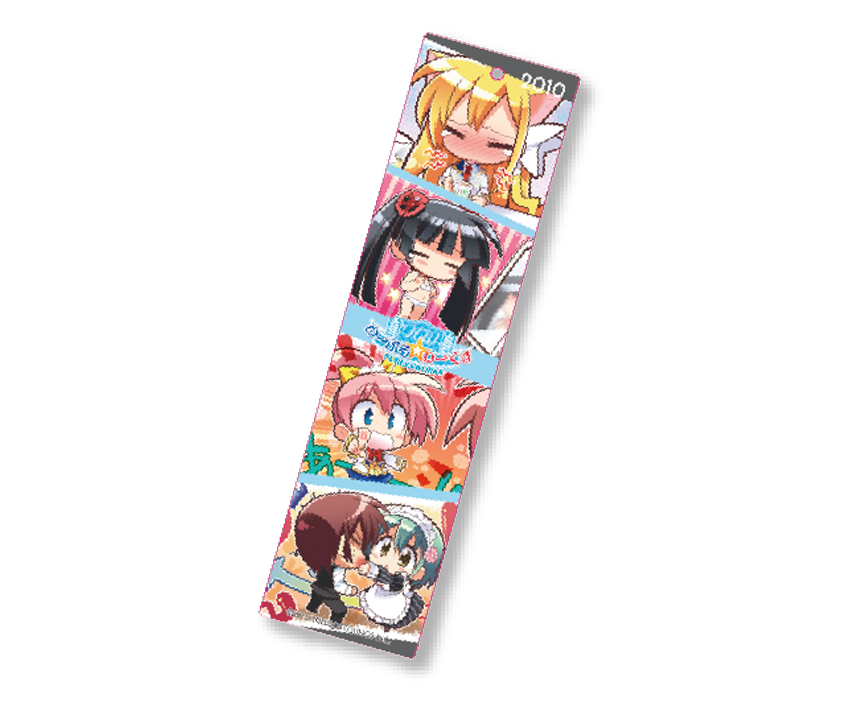 ゆず×こもカフェ限定　コマ割りアクリルキーホルダーのーぶる★わーくす