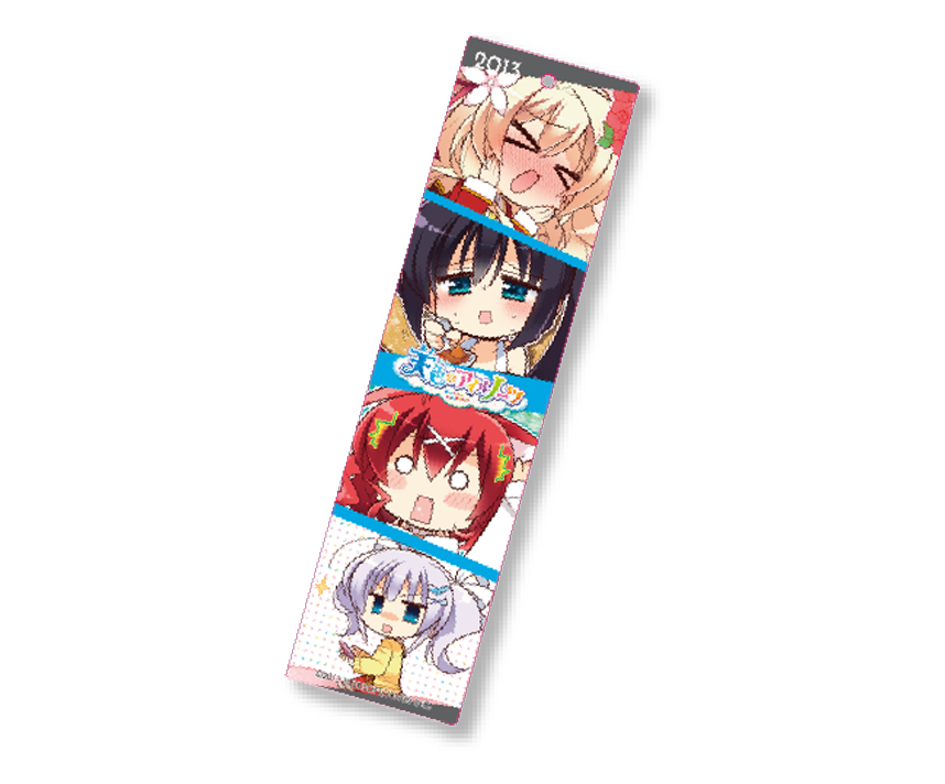 ゆず×こもカフェ限定　コマ割りアクリルキーホルダー天色＊アイルノーツ