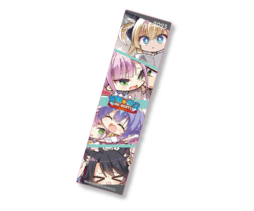 ゆず×こもカフェ限定　コマ割りアクリルキーホルダー天使★騒々RE-BOOT!