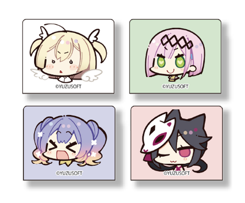 ゆず×こもカフェ限定　珪藻土の歯ブラシスタンドセットAセット：天使★騒々RE-BOOT!
