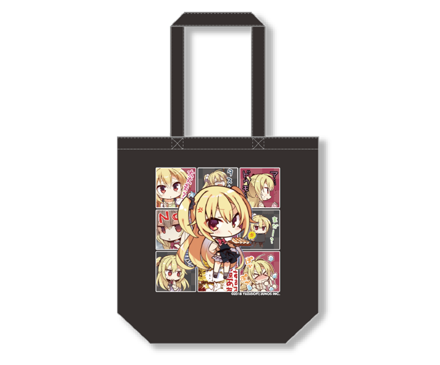 ゆず×こもカフェ限定　描き下ろしトートバッグ　在原七海