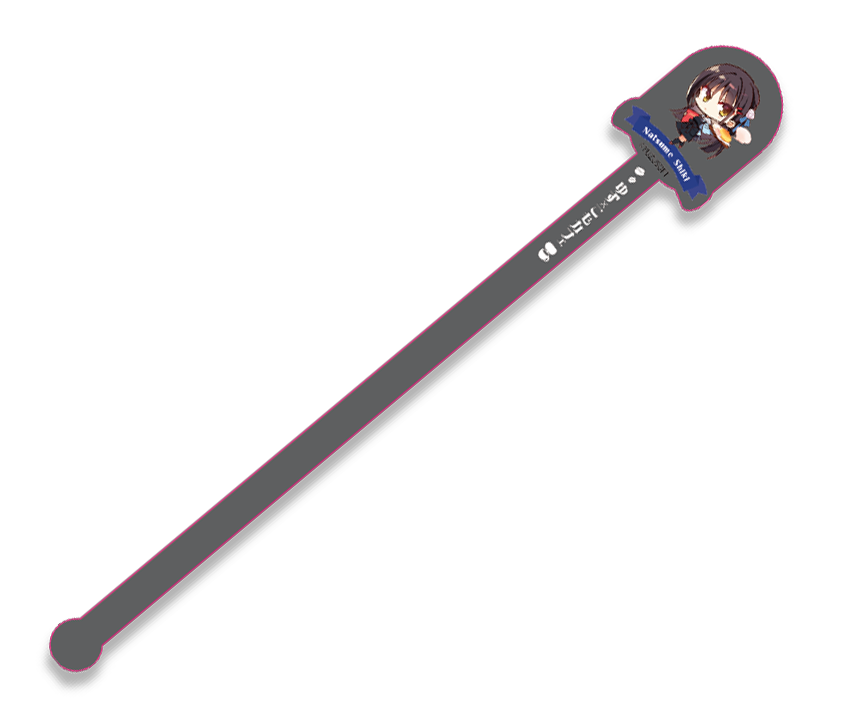 ゆず×こもカフェ限定　アクリルマドラー　四季ナツメ