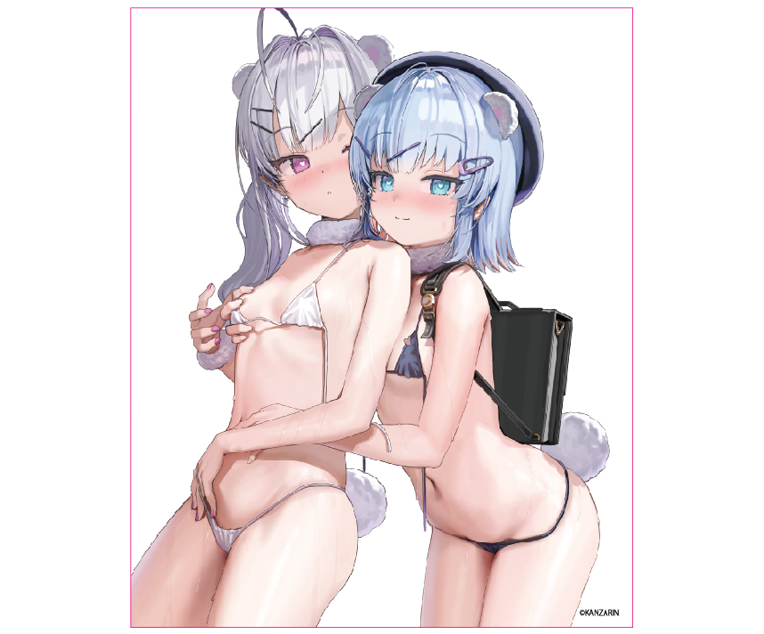 カンザリン　コラボカフェ限定　キャンバスアート　カンザリン＆かんなB
