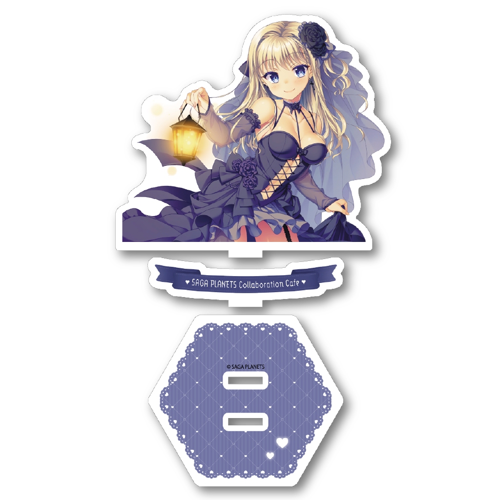 サガプラネッツコラボカフェwithアンミツ＆金恋　コラボカフェ限定AMBITIOUS MISSION　アクリルスタンド　ハロウィン虹夢