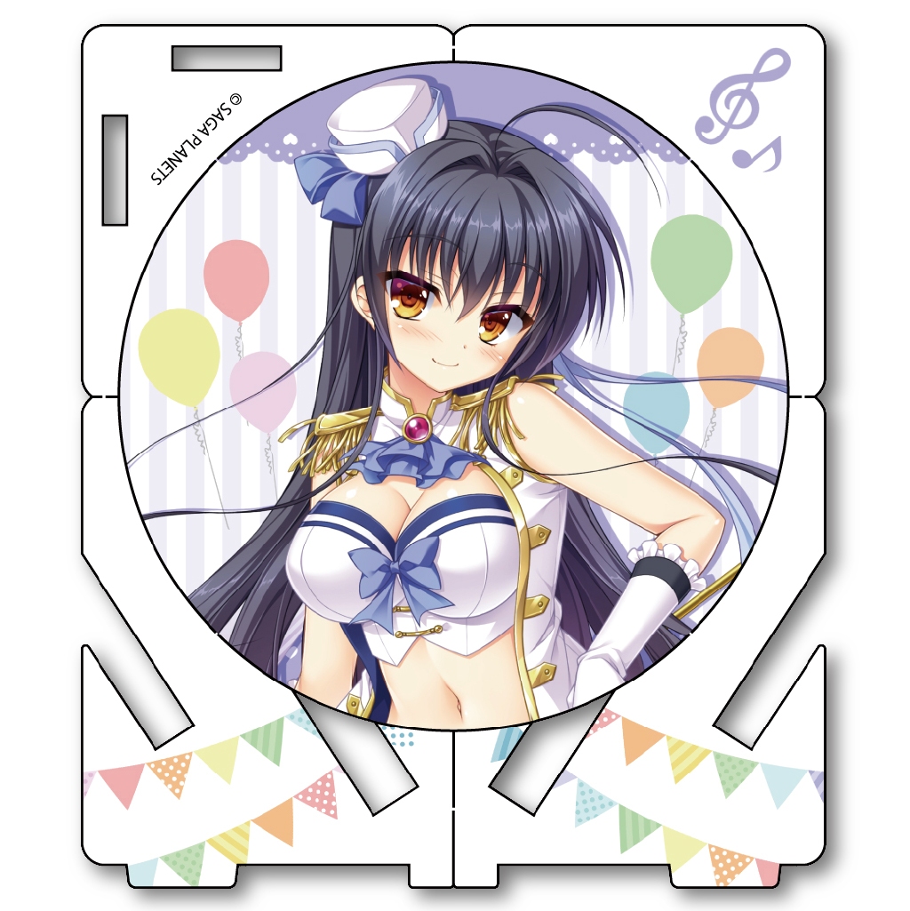 サガプラネッツコラボカフェwithアンミツ＆金恋　コラボカフェ限定金色ラブリッチェGOLDENTIME　アクリルコースター　絢華