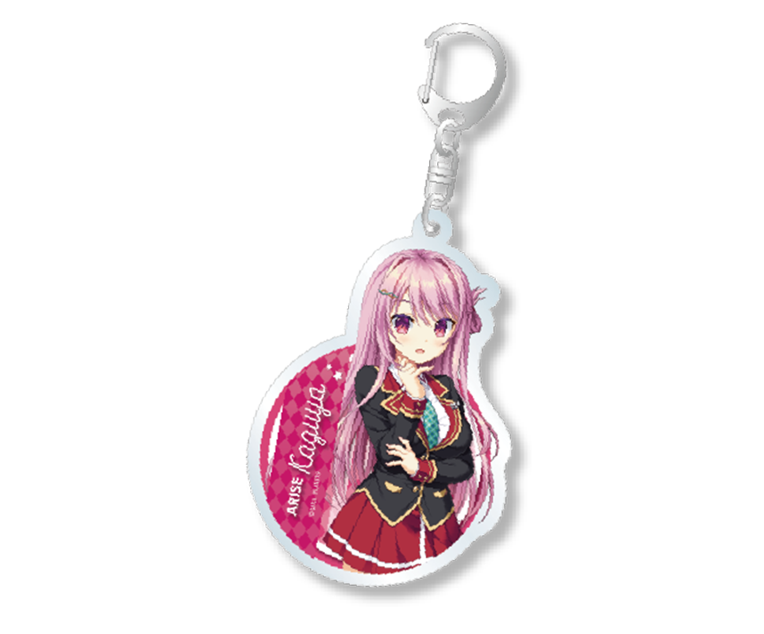 コラボカフェ限定 AMBITIOUS MISSION アクリルキーホルダー　「有瀬かぐや」