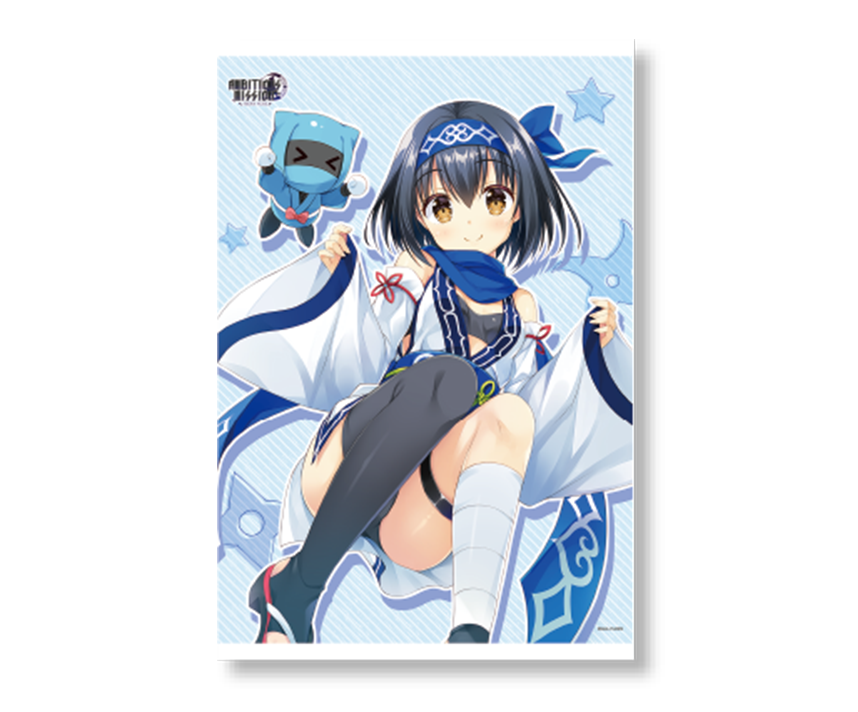コラボカフェ限定AMBITIOUS MISSION イラストB2タペストリー　「石川弥栄」