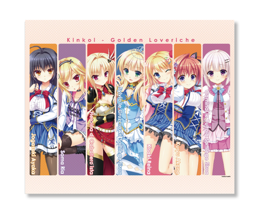 コラボカフェ限定 金色ラブリッチェGOLDENTIME ラバーマットコラボカフェ限定 金色ラブリッチェGOLDENTIM B1タペストリー