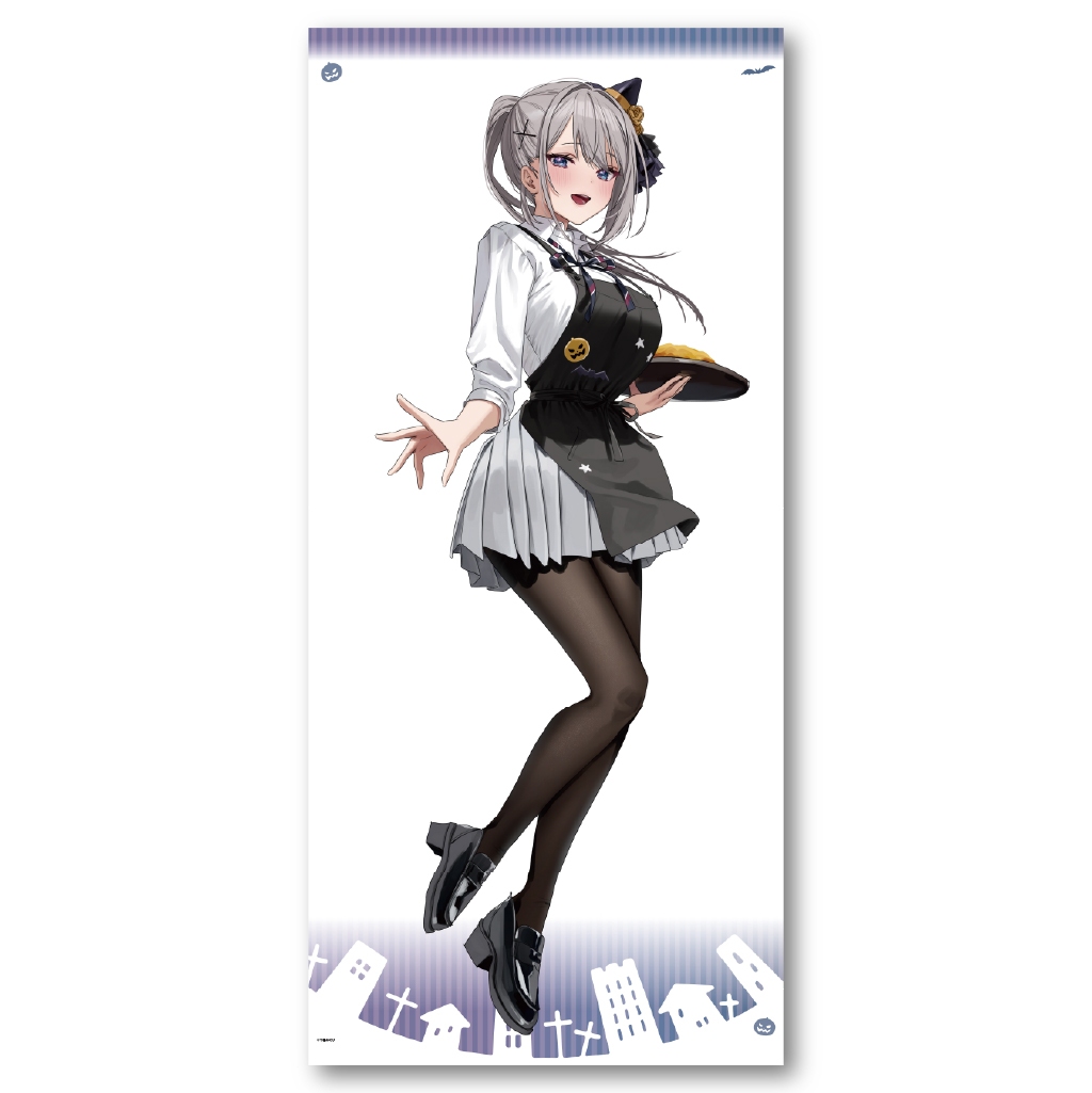 志乃と恋の放課後喫茶　コラボカフェ限定　描き下ろし等身大タペストリー：早乙女志乃