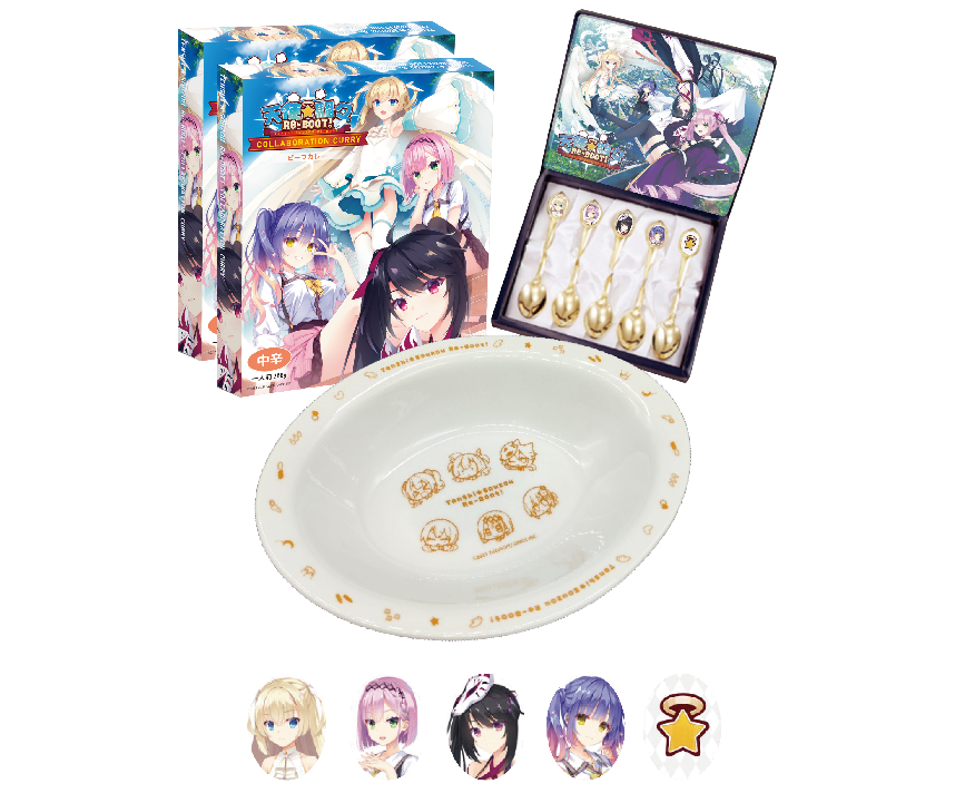 天使☆騒々コラボカフェ限定　みんな大好き！？カレーセット