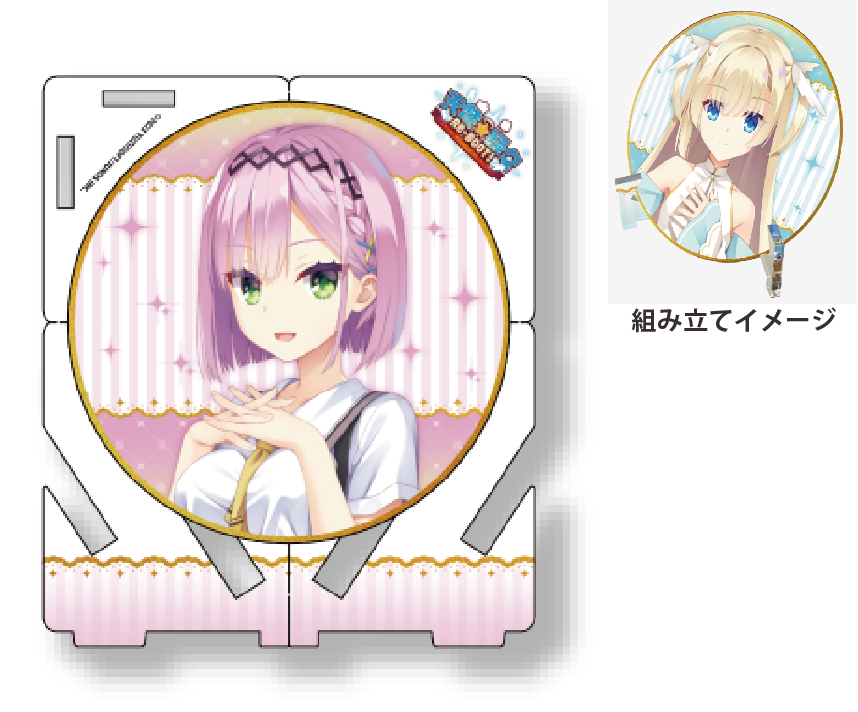 天使☆騒々コラボカフェ限定　組み立て式アクリルコースター：天音