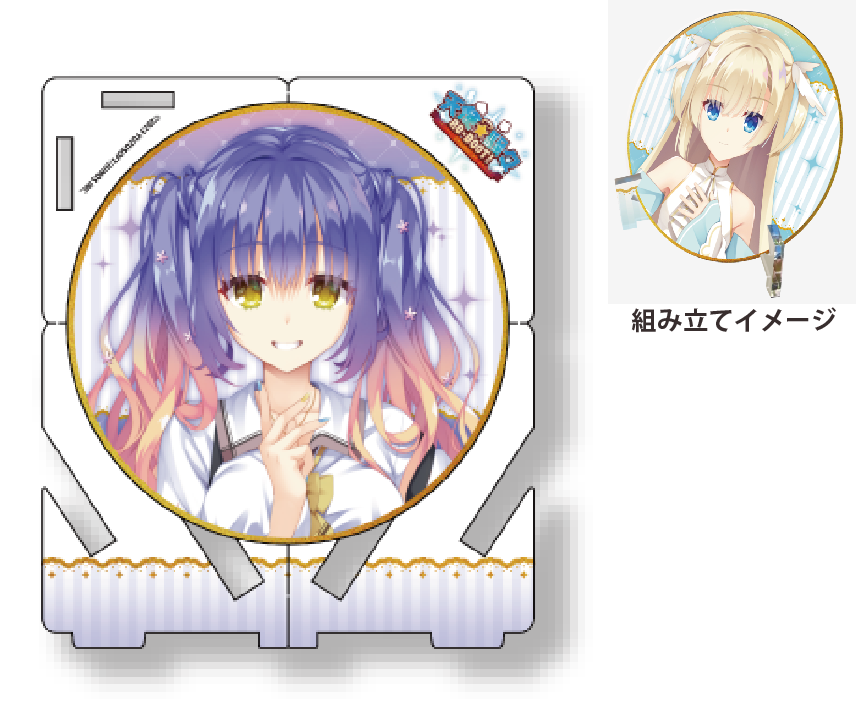 天使☆騒々コラボカフェ限定　組み立て式アクリルコースター：来海