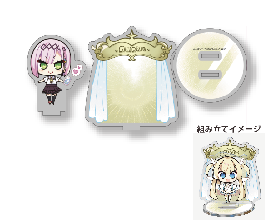 天使☆騒々コラボカフェ限定　アクリルジオラマスタンド：天音