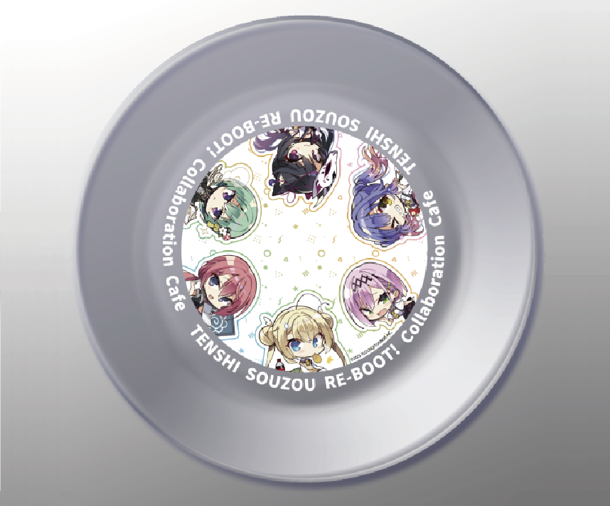 天使☆騒々コラボカフェ限定　プラスチックプレート