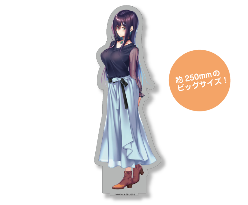 アマカノ２＋コラボカフェ限定　BIGアクリルスタンド：氷見山玲