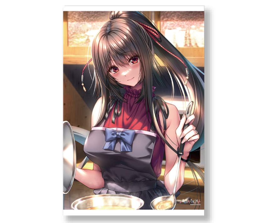 アマカノ２＋コラボカフェ限定　シチュエーションB2タペストリー：黒姫結灯【A】