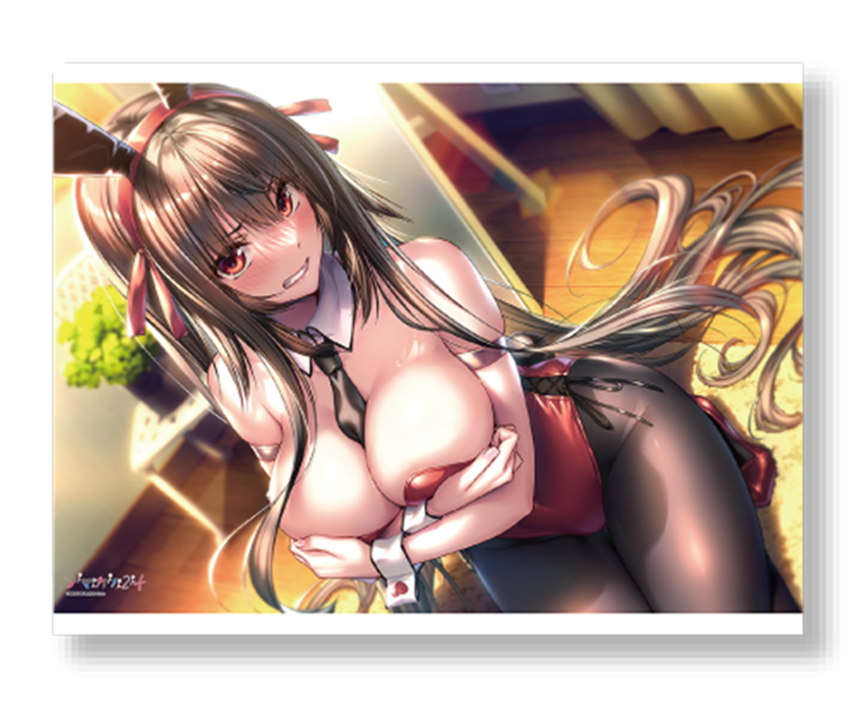 アマカノ２＋コラボカフェ限定　シチュエーションB2タペストリー：黒姫結灯【B】