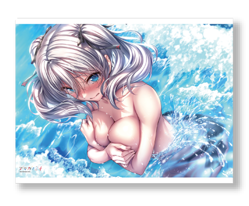 アマカノ２＋コラボカフェ限定　シチュエーションB2タペストリー：咲來【B】