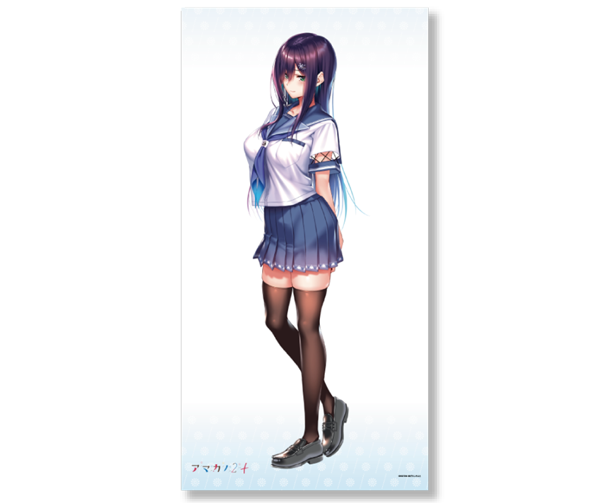 アマカノ２＋コラボカフェ限定　等身大タペストリー：氷見山玲