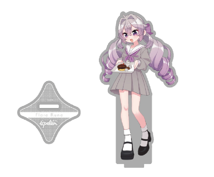 エプレ　コラボカフェ限定　描き下ろしアクリルスタンド：Flare Rune