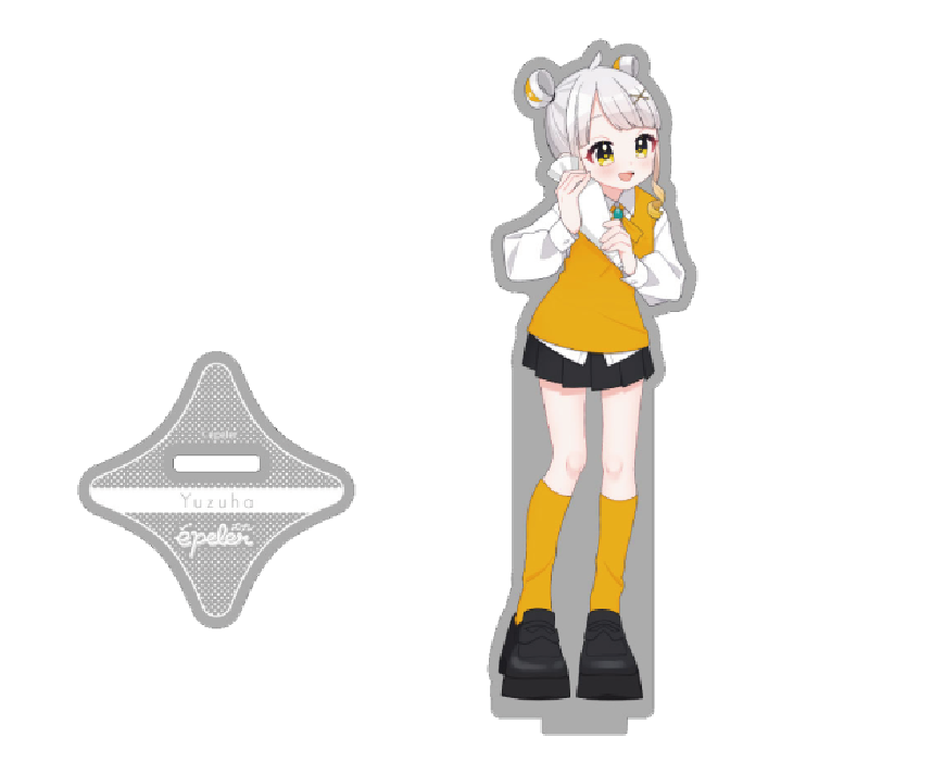 エプレ　コラボカフェ限定　描き下ろしアクリルスタンド：柚子花