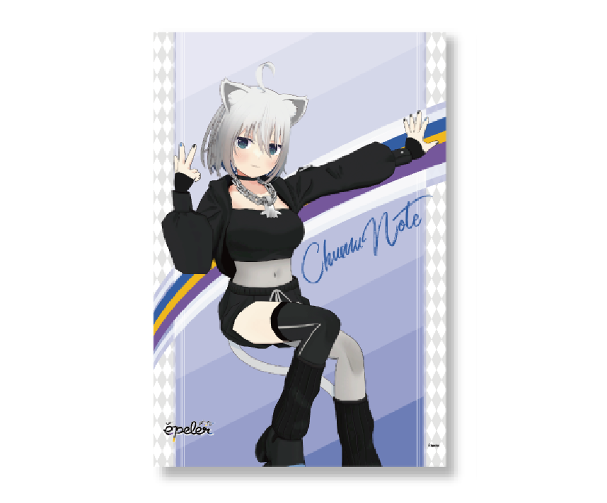 エプレ　コラボカフェ限定　B2タペストリー：ChumuNote