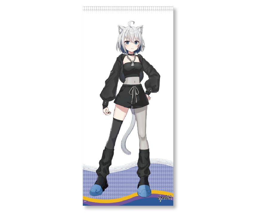 エプレ　コラボカフェ限定　等身大タペストリー：ChumuNote