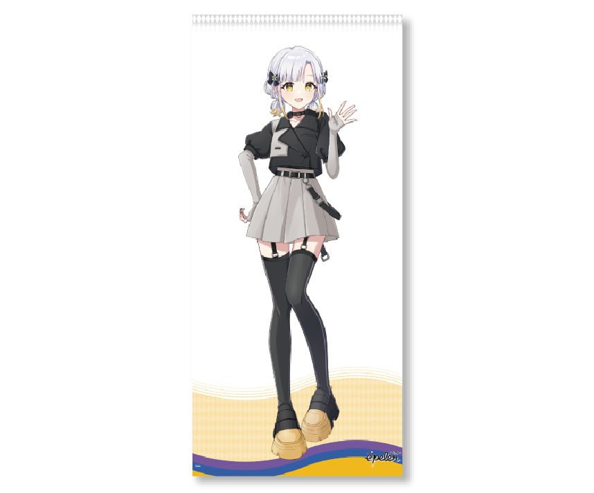 エプレ　コラボカフェ限定　等身大タペストリー：柚子花