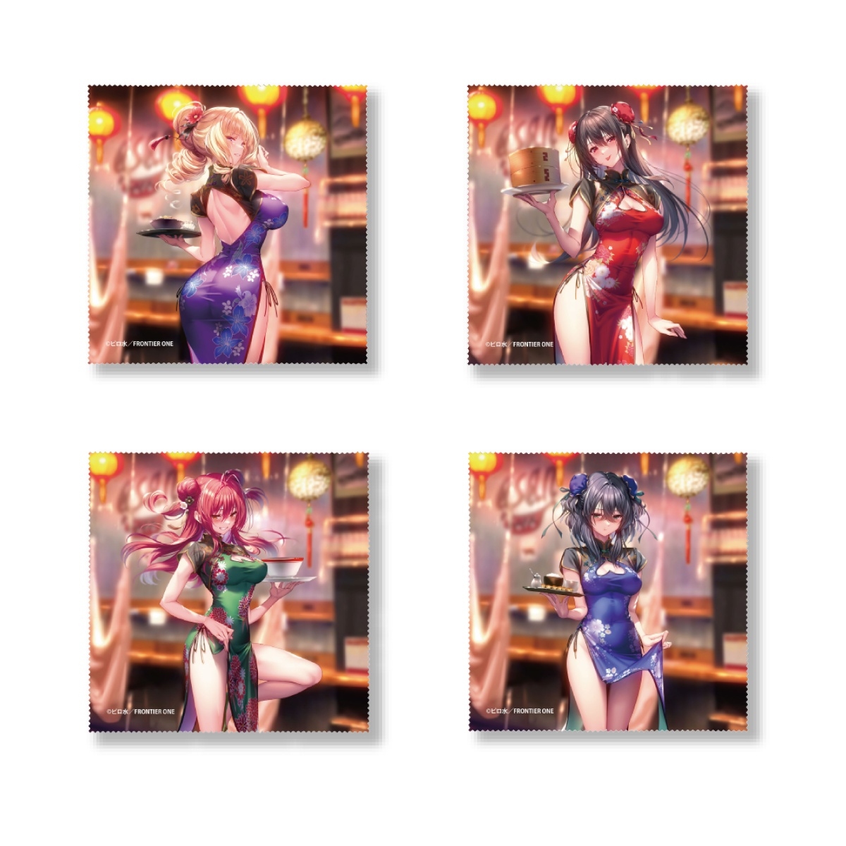 はにかみチャイナカフェ限定　クリーナークロス