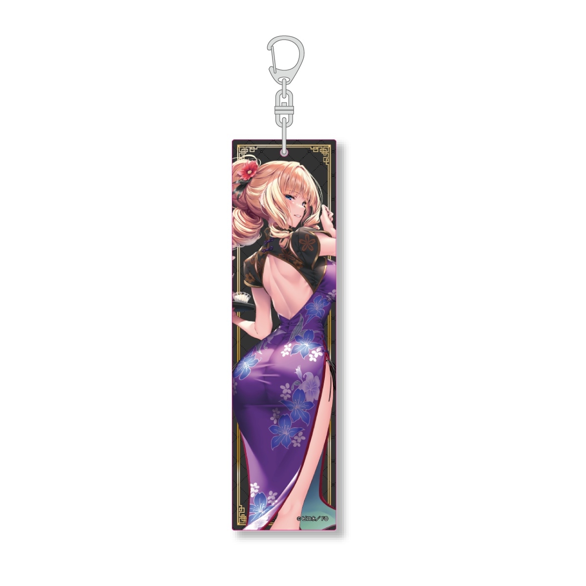 はにかみチャイナカフェ限定　アクリルキーホルダー：鐘堂 英麗奈