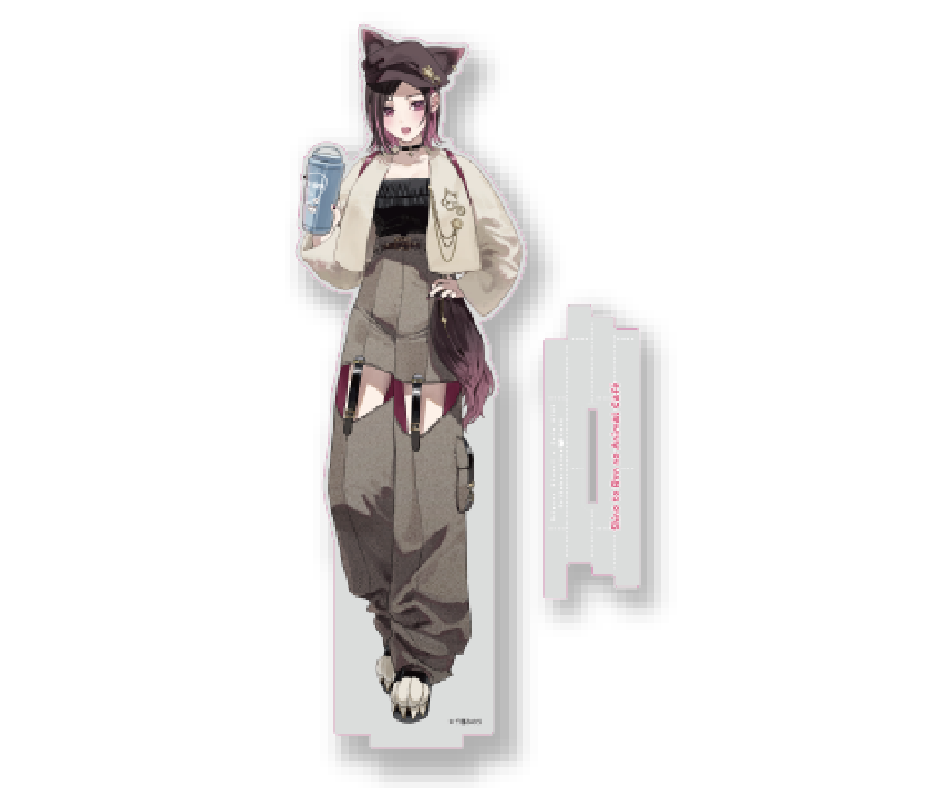 志乃と恋のあにまるカフェ コラボカフェ限定 BIGアクリルスタンド【恋】